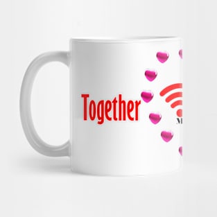 Couple valentine wifi and hotsopt man Mug